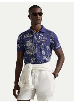 Polo Ralph Lauren Polo 710B13971001 Granatowy Slim Fit ze sklepu MODIVO w kategorii T-shirty męskie - zdjęcie 188427774