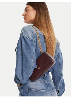 Calvin Klein Torebka Ck Convertible Chain Small Bag LV04F3172G Bordowy ze sklepu MODIVO w kategorii Kopertówki - zdjęcie 188427780