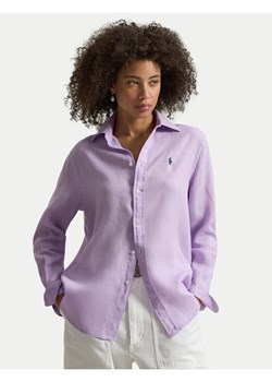 Polo Ralph Lauren Koszula 211970730513 Fioletowy Classic Fit ze sklepu MODIVO w kategorii Koszule damskie - zdjęcie 188427810