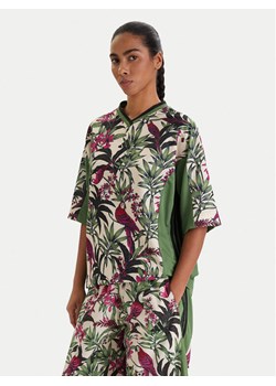 adidas T-Shirt Farm Rio Premium KD4628 Zielony Loose Fit ze sklepu MODIVO w kategorii Bluzki damskie - zdjęcie 188427821