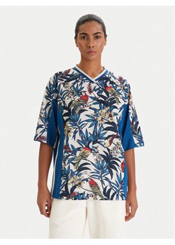 adidas T-Shirt Farm Rio Premium KD4629 Niebieski Loose Fit ze sklepu MODIVO w kategorii Bluzki damskie - zdjęcie 188427833