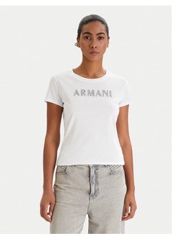 Armani Exchange T-Shirt XW002106 AF10356 U0002 Biały Slim Fit ze sklepu MODIVO w kategorii Bluzki damskie - zdjęcie 188427840