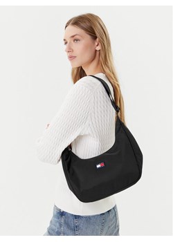 Tommy Jeans Torebka Urban X-Body AW0AW17547 Czarny ze sklepu MODIVO w kategorii Torebki hobo - zdjęcie 188427860