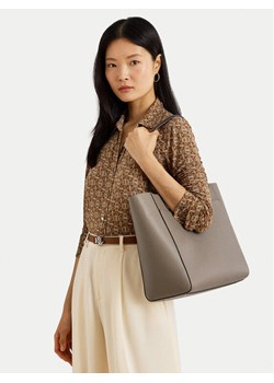 LAUREN RALPH LAUREN Torebka Large Cameryn 431960183009 Brązowy ze sklepu MODIVO w kategorii Torby Shopper bag - zdjęcie 188427863
