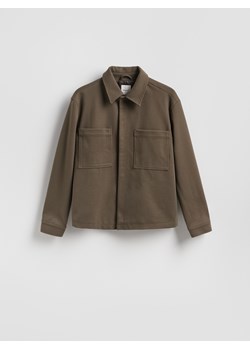 Reserved - Kurtka koszulowa - ciemnobrązowy ze sklepu Reserved w kategorii Kurtki męskie - zdjęcie 188428434