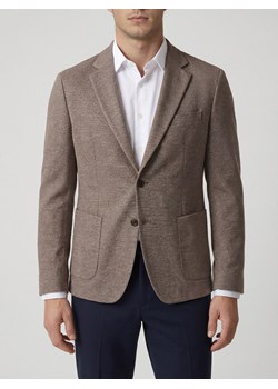 Reserved - Marynarka slim fit z dodatkiem wiskozy - brązowy ze sklepu Reserved w kategorii Marynarki męskie - zdjęcie 188428472