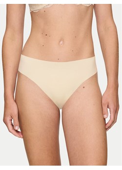 Triumph Figi klasyczne Pretty 10222241 Beżowy ze sklepu MODIVO w kategorii Majtki damskie - zdjęcie 188430100