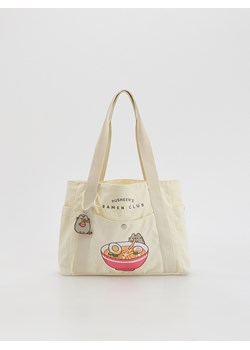 Reserved - Torba shopper Pusheen - kremowy ze sklepu Reserved w kategorii Torby i walizki dziecięce - zdjęcie 188431612