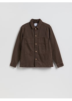 Reserved - Jeansowa koszula comfort fit - dark grey jeans ze sklepu Reserved w kategorii Koszule męskie - zdjęcie 188431662