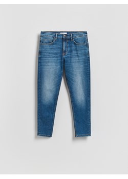 Reserved - Jeansy skinny z efektem sprania - niebieski ze sklepu Reserved w kategorii Jeansy męskie - zdjęcie 188431674