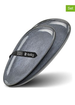 Moritz &amp; Moritz Talerze (2 szt.) "Vida" w kolorze niebieskim do serwowania ze sklepu Limango Polska w kategorii Naczynia - zdjęcie 188431921