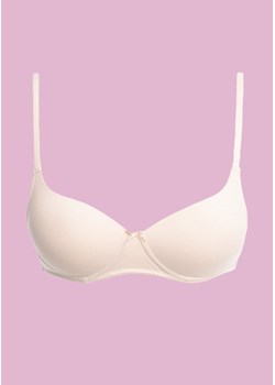 Biustonosz dla nastolatek bez cięć z termicznie modelowanymi miseczkami - BEŻOWY - 65AA ze sklepu PH KEY Sp. z o.o.  w kategorii Biustonosze - zdjęcie 188432590