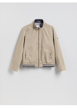 Reserved - Kurtka bomberka ze stójką - beżowy ze sklepu Reserved w kategorii Kurtki męskie - zdjęcie 188432664