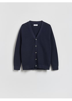 Reserved - Rozpinany kardigan - granatowy ze sklepu Reserved w kategorii Swetry męskie - zdjęcie 188432710