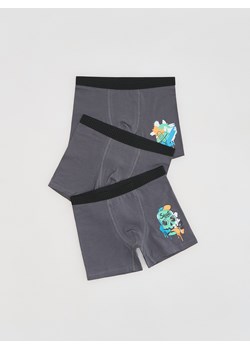 Reserved - Bawełniane bokserki 3 pack - niebieski ze sklepu Reserved w kategorii Majtki dziecięce - zdjęcie 188432722