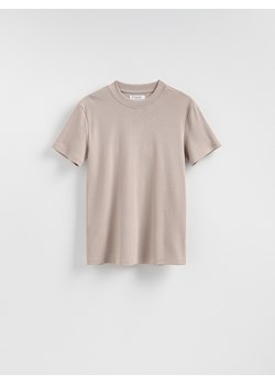 Reserved - T-shirt slim fit - jasnoszary ze sklepu Reserved w kategorii T-shirty męskie - zdjęcie 188432754