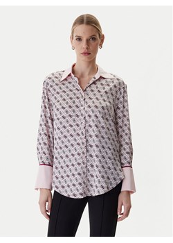 Guess Koszula W4YH47 WF1T2 Różowy Regular Fit ze sklepu MODIVO w kategorii Koszule damskie - zdjęcie 188433693