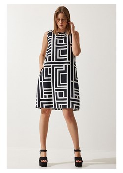 Happiness Istanbul Sukienka w kolorze czarno-białym ze sklepu Limango Polska w kategorii Sukienki - zdjęcie 188433981