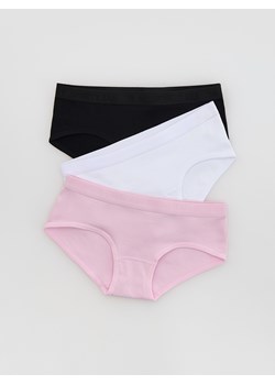 Reserved - Majtki z mikrofibry 3 pack - wielobarwny ze sklepu Reserved w kategorii Majtki dziecięce - zdjęcie 188436071