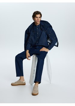 Reserved - Jeansy straight fit - granatowy ze sklepu Reserved w kategorii Jeansy męskie - zdjęcie 188436171
