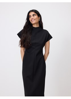 Reserved - Sukienka z wiskozą - czarny ze sklepu Reserved w kategorii Sukienki - zdjęcie 188436453
