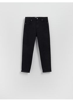 Reserved - Jeansy boyfriend slim - czarny ze sklepu Reserved w kategorii Jeansy damskie - zdjęcie 188436560