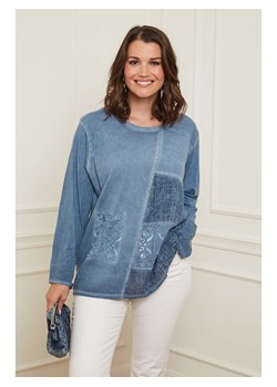 Curvy Lady Koszulka w kolorze niebieskim ze sklepu Limango Polska w kategorii Bluzki damskie - zdjęcie 188436944