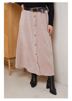 Curvy Lady Spódnica w kolorze beżowym ze sklepu Limango Polska w kategorii Spódnice - zdjęcie 188437043