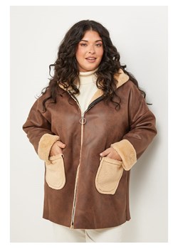 Curvy Lady Kurtka przejściowa w kolorze brązowym ze sklepu Limango Polska w kategorii Kurtki damskie - zdjęcie 188437213