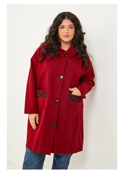 Curvy Lady Kurtka przejściowa w kolorze czerwonym ze sklepu Limango Polska w kategorii Kurtki damskie - zdjęcie 188437243