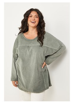 Curvy Lady Koszulka w kolorze khaki ze sklepu Limango Polska w kategorii Bluzki damskie - zdjęcie 188437263