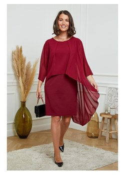 Curvy Lady Sukienka w kolorze czerwonym ze sklepu Limango Polska w kategorii Sukienki - zdjęcie 188437273