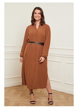 Curvy Lady Sukienka w kolorze jasnobrązowym ze sklepu Limango Polska w kategorii Sukienki - zdjęcie 188437331