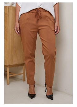 Curvy Lady Spodnie w kolorze brązowym ze sklepu Limango Polska w kategorii Spodnie damskie - zdjęcie 188437542