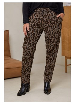 Curvy Lady Spodnie w kolorze ciemnobrązowym ze sklepu Limango Polska w kategorii Spodnie damskie - zdjęcie 188437572