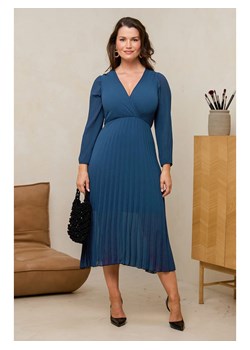 Curvy Lady Sukienka w kolorze niebieskim ze sklepu Limango Polska w kategorii Sukienki - zdjęcie 188437632