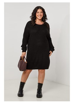 Curvy Lady Sukienka dzianinowa w kolorze czarnym ze sklepu Limango Polska w kategorii Sukienki - zdjęcie 188437682