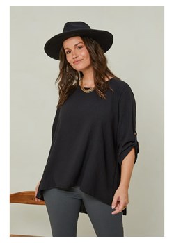 Curvy Lady Bluzka w kolorze czarnym ze sklepu Limango Polska w kategorii Bluzki damskie - zdjęcie 188437702
