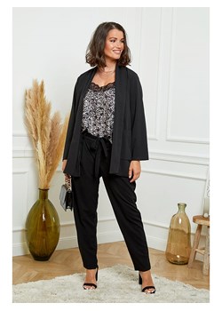 Curvy Lady 2-częściowy zestaw w kolorze czarnym ze sklepu Limango Polska w kategorii Marynarki damskie - zdjęcie 188437870