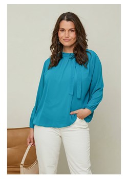 Curvy Lady Bluzka w kolorze morskim ze sklepu Limango Polska w kategorii Bluzki damskie - zdjęcie 188437883