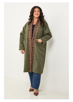 Curvy Lady Płaszcz przejściowy w kolorze khaki ze sklepu Limango Polska w kategorii Płaszcze damskie - zdjęcie 188437952