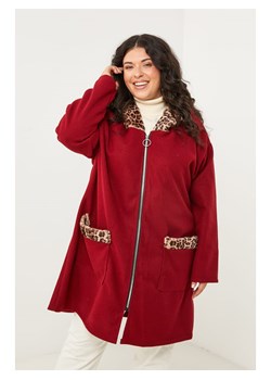 Curvy Lady Płaszcz przejściowy w kolorze czerwonym ze sklepu Limango Polska w kategorii Płaszcze damskie - zdjęcie 188438011