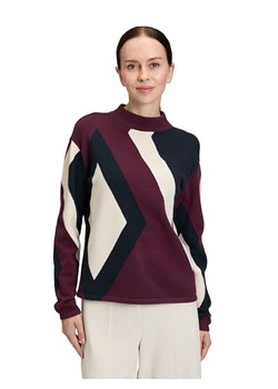 Betty Barclay Sweter w kolorze granatowo-bordowo-kremowym ze sklepu Limango Polska w kategorii Swetry damskie - zdjęcie 188439983