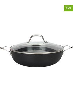 Laguiole 2-częściowy zestaw w kolorze czarnym - Ø 28 cm ze sklepu Limango Polska w kategorii Garnki - zdjęcie 188440623