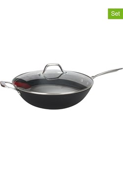 Laguiole 2-częściowy zestaw w kolorze czarnym - Ø 32 cm ze sklepu Limango Polska w kategorii Garnki - zdjęcie 188440633