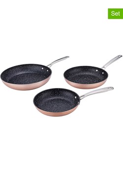 Laguiole Patelnie (3 szt.) ''Cuivré Greblon'' w kolorze złotym ze sklepu Limango Polska w kategorii Garnki - zdjęcie 188440774