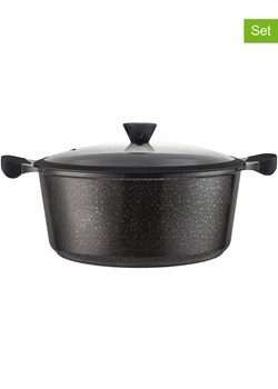 Laguiole 2-częściowy zestaw "Cappuccino" w kolorze ciemnoszarym - 4,3 l ze sklepu Limango Polska w kategorii Garnki - zdjęcie 188440860