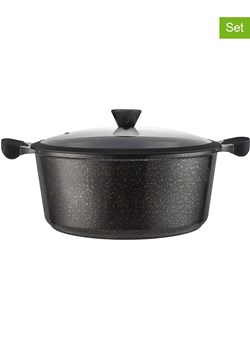 Laguiole 2-częściowy zestaw "Cappuccino" w kolorze ciemnoszarym - 6,7 l ze sklepu Limango Polska w kategorii Garnki - zdjęcie 188440862