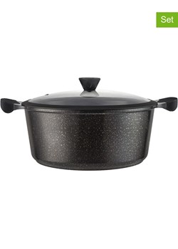Laguiole 2-częściowy zestaw "Cappuccino" w kolorze ciemnoszarym - 10,4 l ze sklepu Limango Polska w kategorii Garnki - zdjęcie 188440864