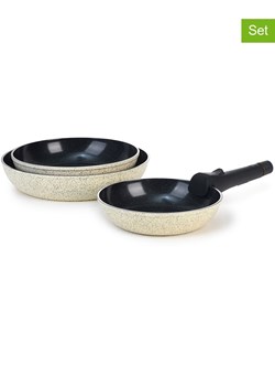 Laguiole 4-częściowy zestaw w kolorze kremowo-czarnym ze sklepu Limango Polska w kategorii Garnki - zdjęcie 188440870